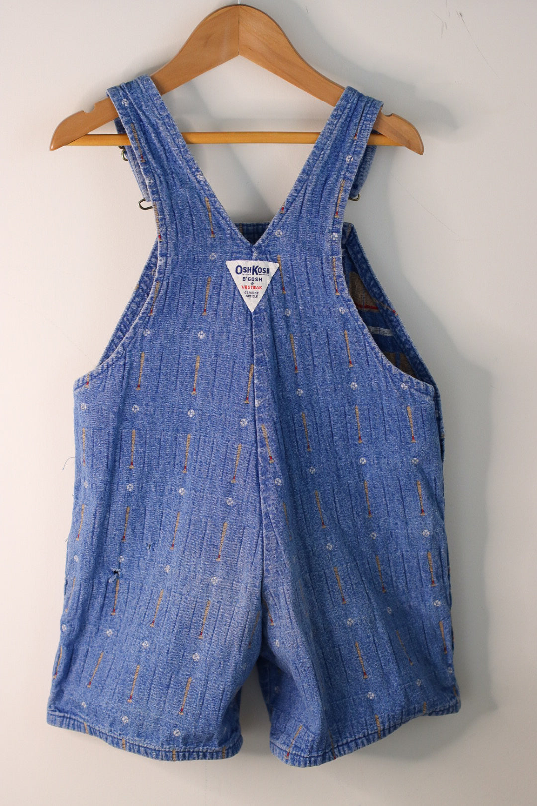 Oshkosh Baseball Shortalls 4T