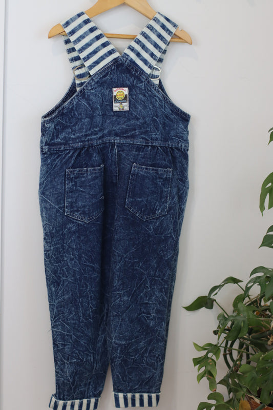 Acid-wash overalls Size 5