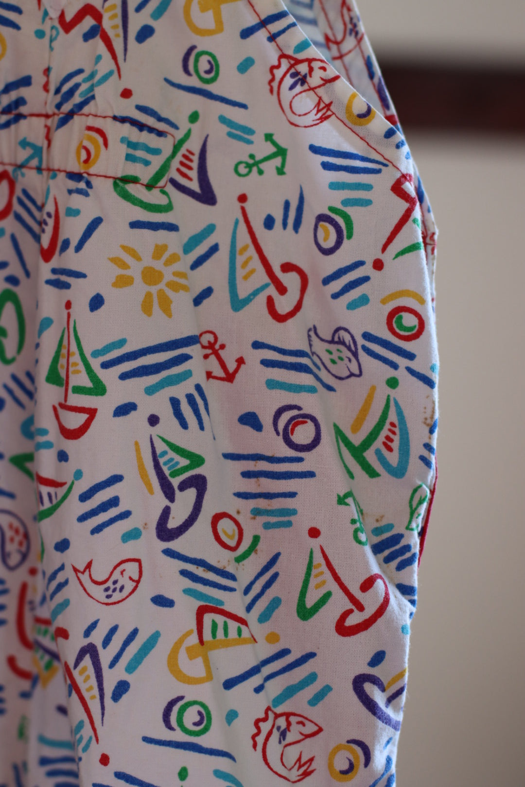 Rare Beach Oshkosh Shortalls size 4T