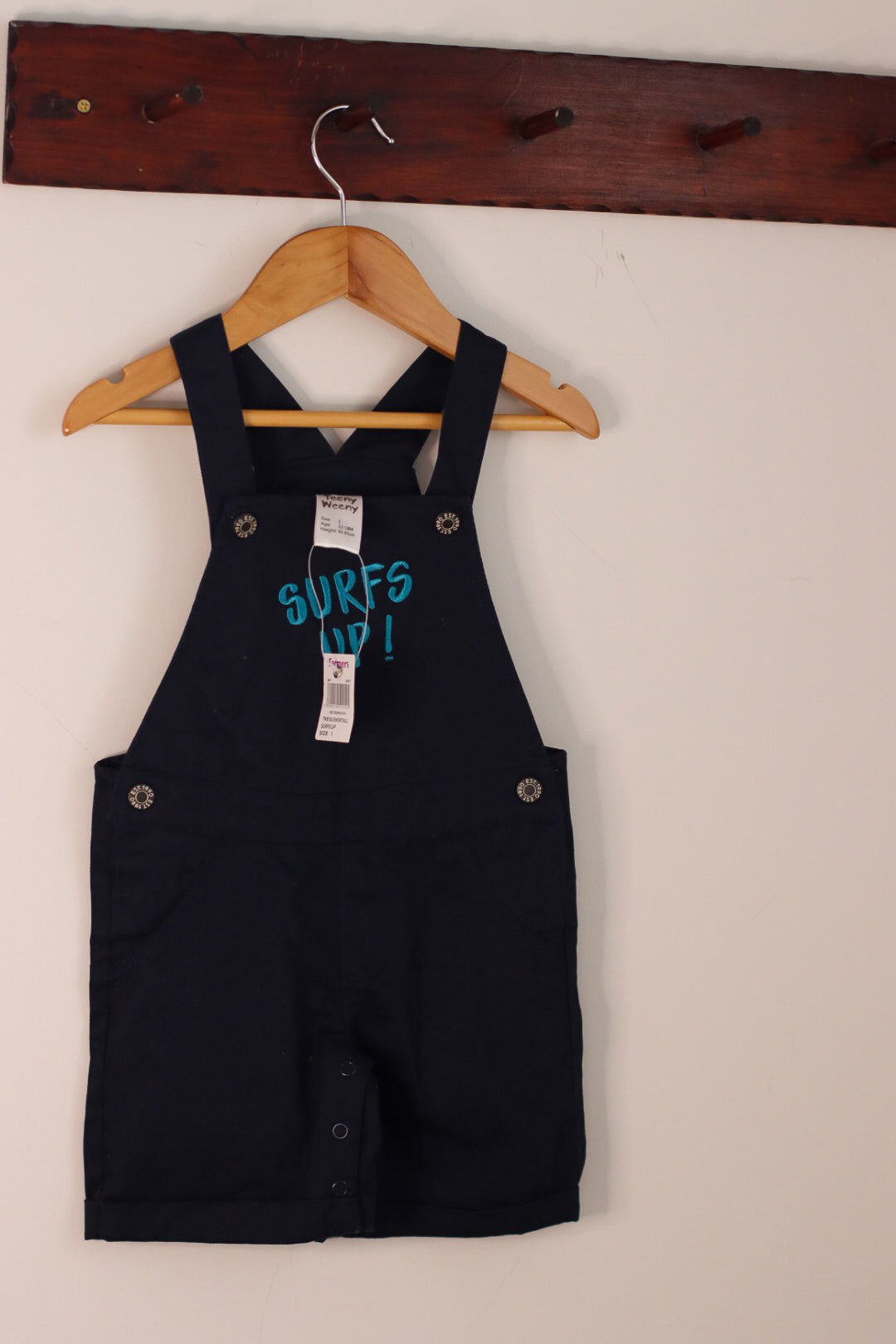 New Teeny Weeny Shortalls Size 1