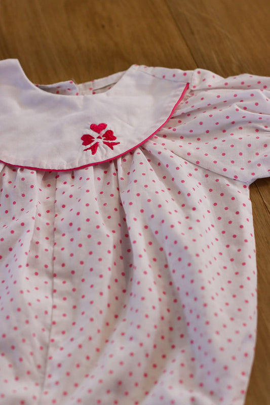 Vintage Ladybird Romper- Spotty
