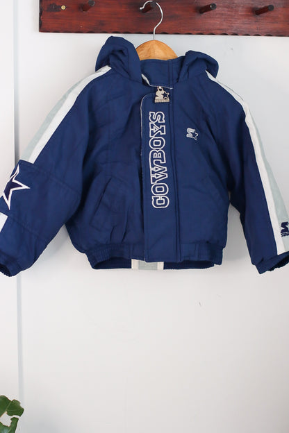 Vintage Kids Starters Dallas Cowboys Puffer Jacket