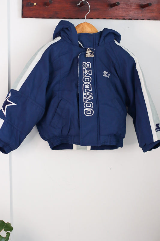 Vintage Kids Starters Dallas Cowboys Puffer Jacket