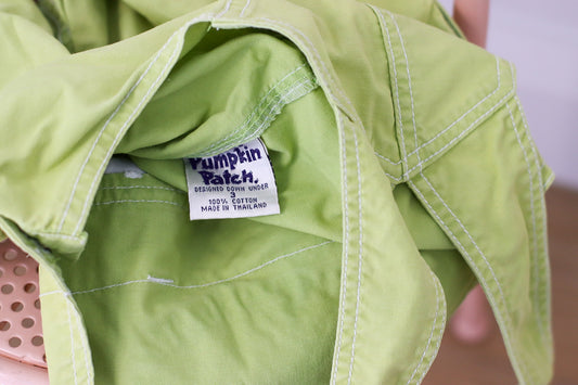 Size 3 Pumpkin Patch Shortalls