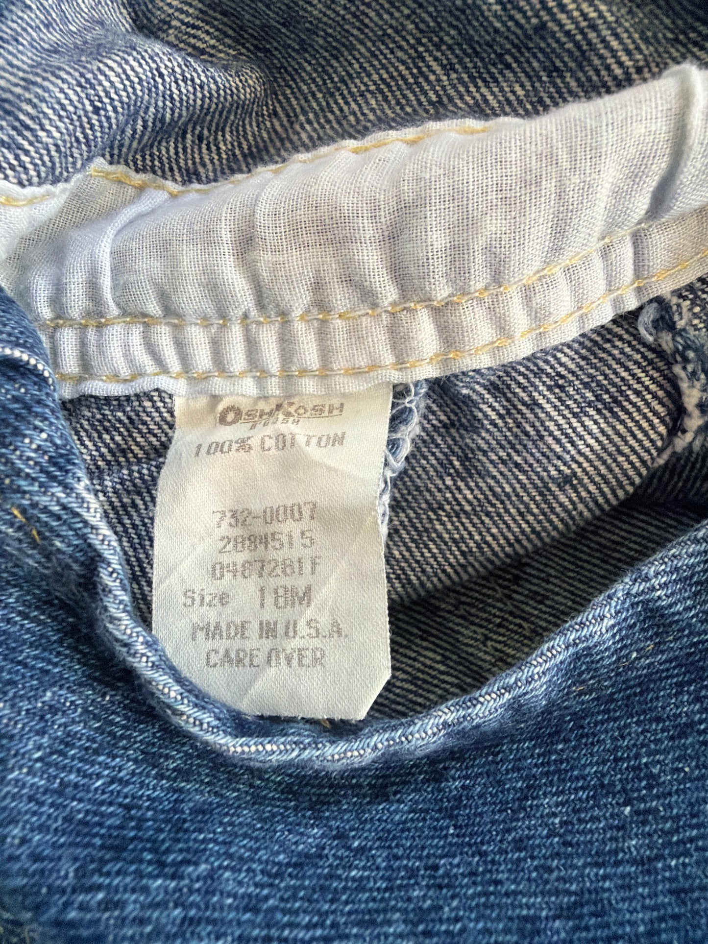 Baby B'gosh Shortalls 18m