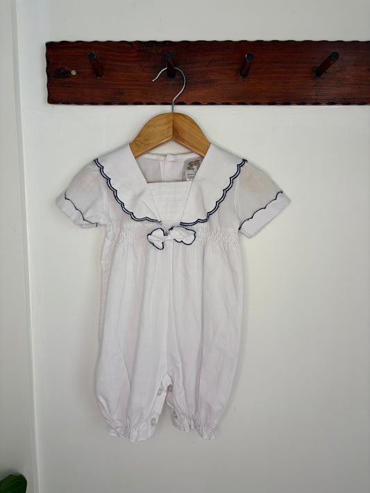 Vintage Sailor Romper