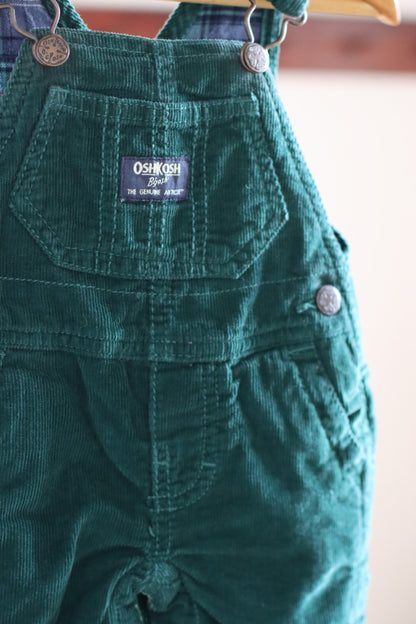 Green Cord Oshkosh Overalls 3m