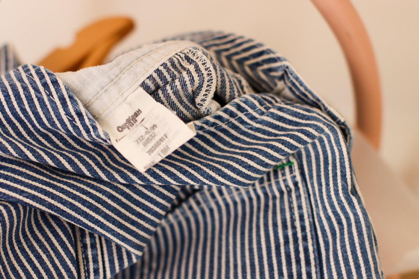 Vintage Stripe Oshkosh Shortalls