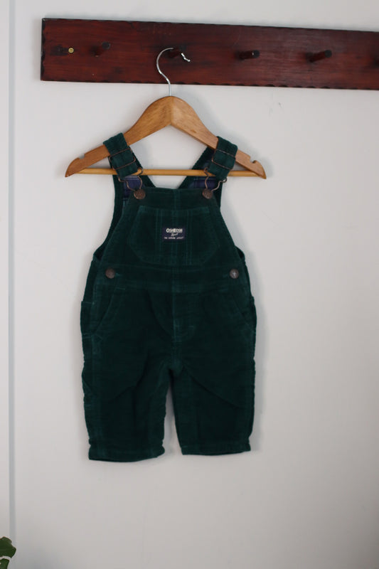 Green Cord Oshkosh Overalls 3m