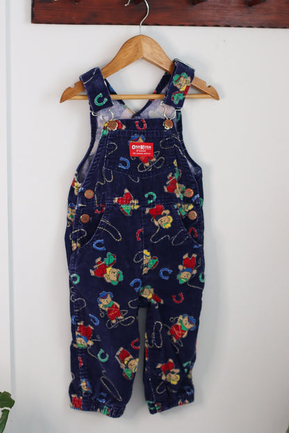 Rare Bear Print Oshkosh 2T