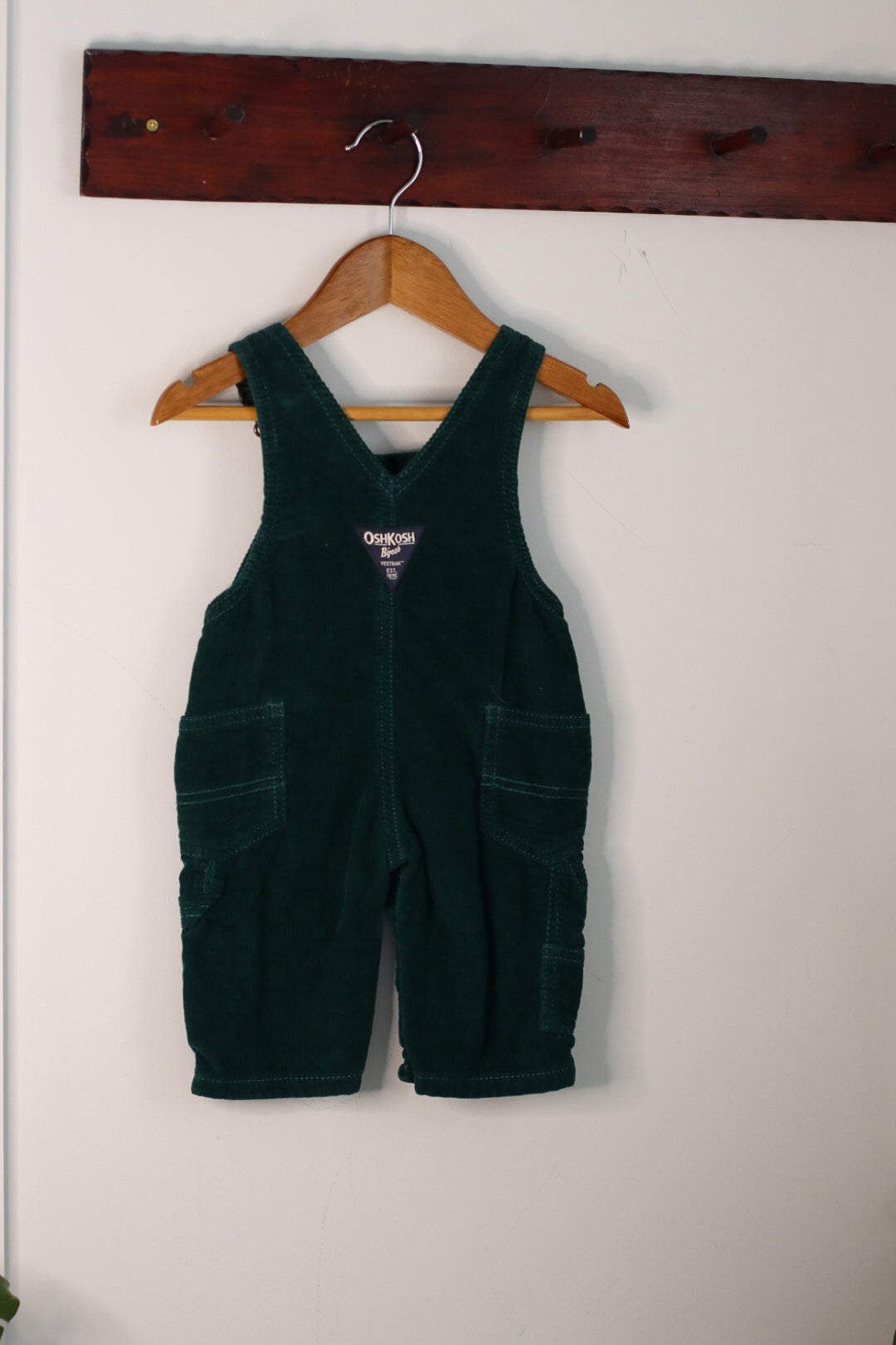 Green Cord Oshkosh Overalls 3m