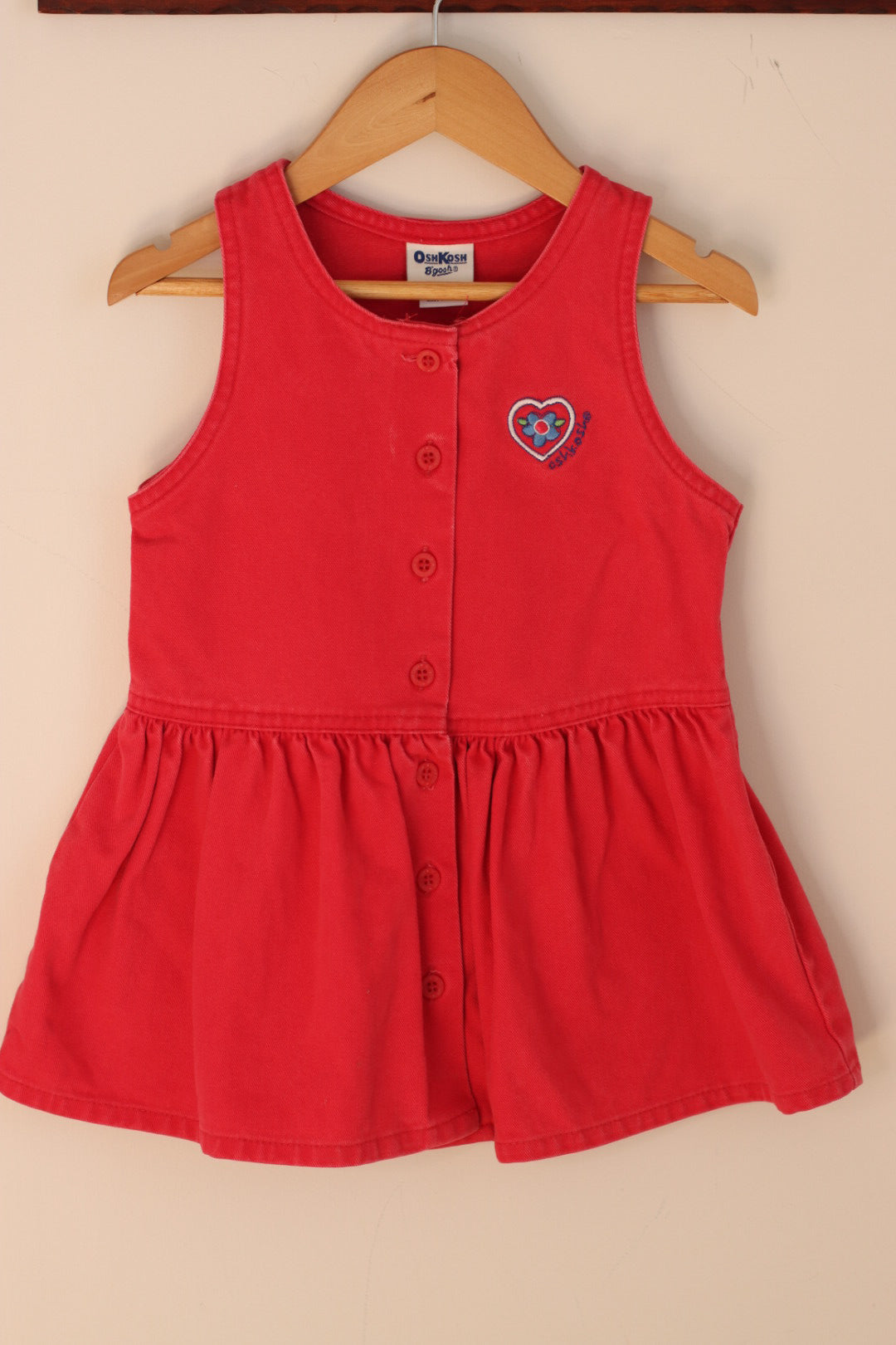 Red Oshkosh Dress 4T