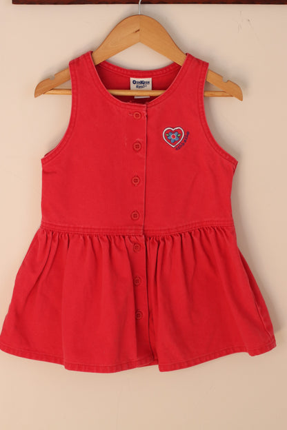 Red Oshkosh Dress 4T