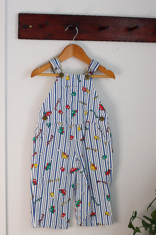 "Southern Classics" Stripe Car Overalls 24M