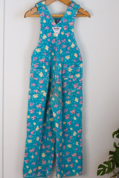 Floral Oshkosh Overalls 4T