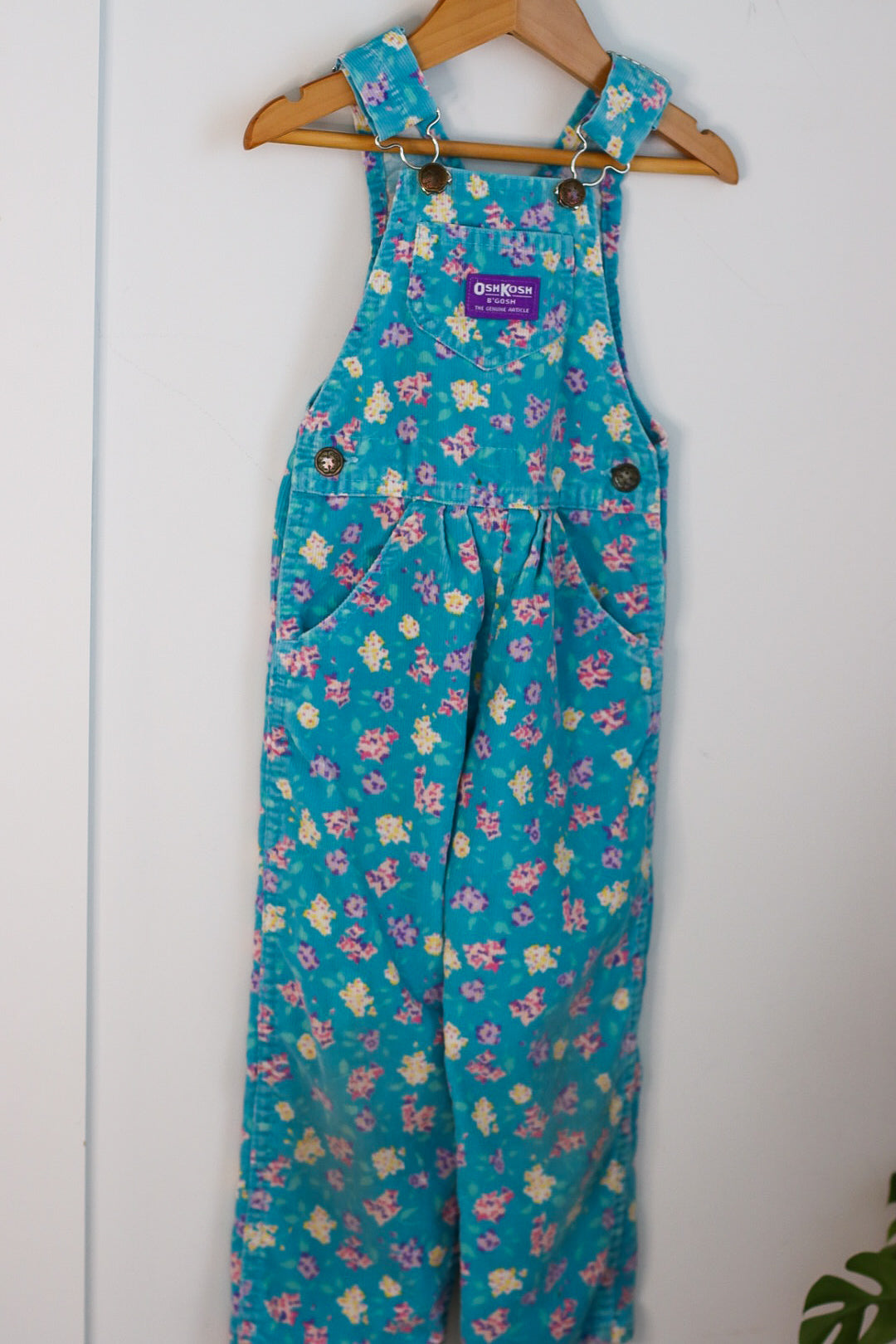 Floral Oshkosh Overalls 4T
