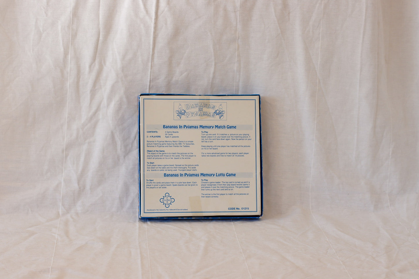 Complete 1993 Bananas in Pyjamas Game