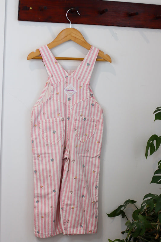 Handstands Stripe Overalls