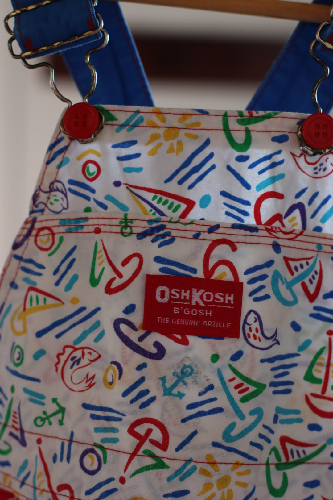 Rare Beach Oshkosh Shortalls size 4T