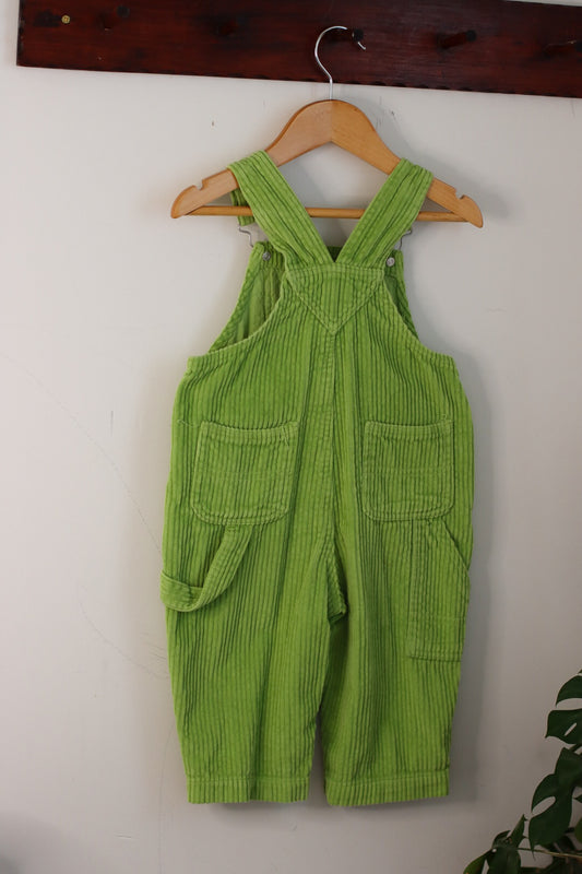 Green vintage ZEB overalls