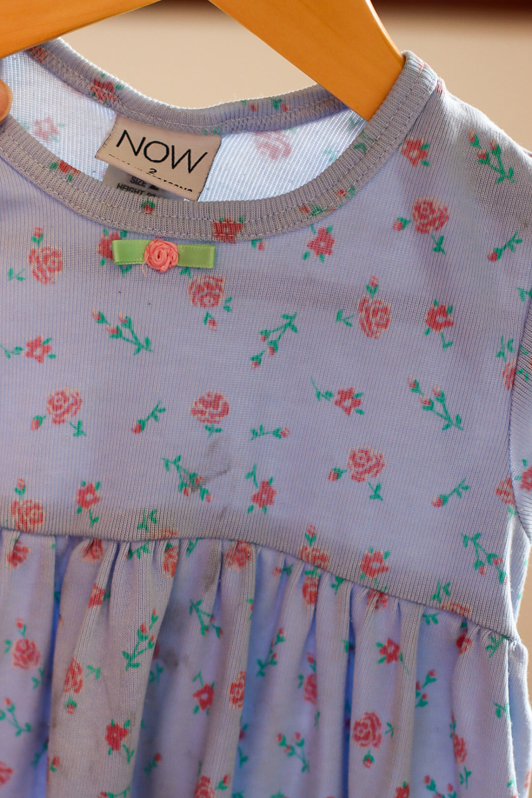 Vintage NOW dress *flaws*