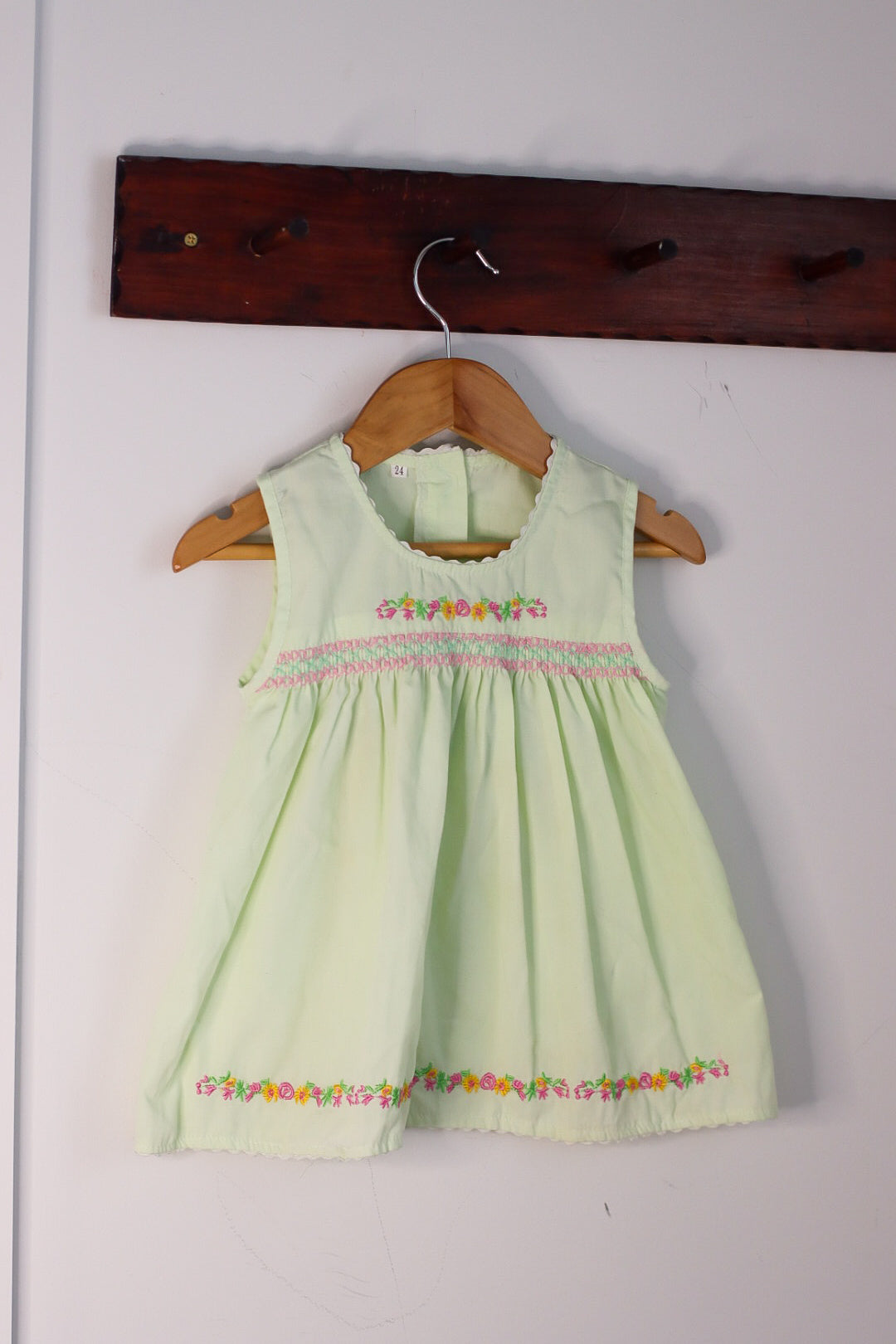 Light Green Vintage Dress 24m