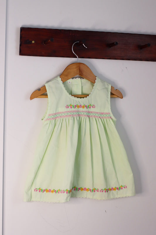 Light Green Vintage Dress 24m