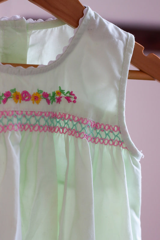 Light Green Vintage Dress 24m