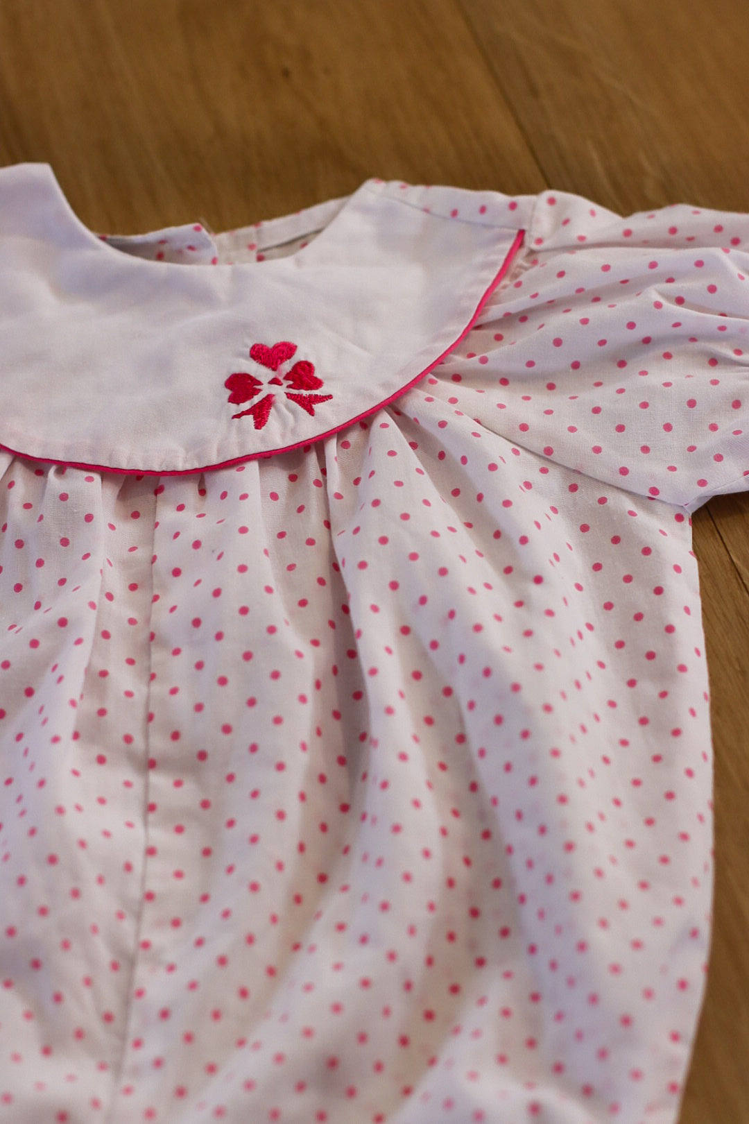 Vintage Ladybird Romper- Spotty